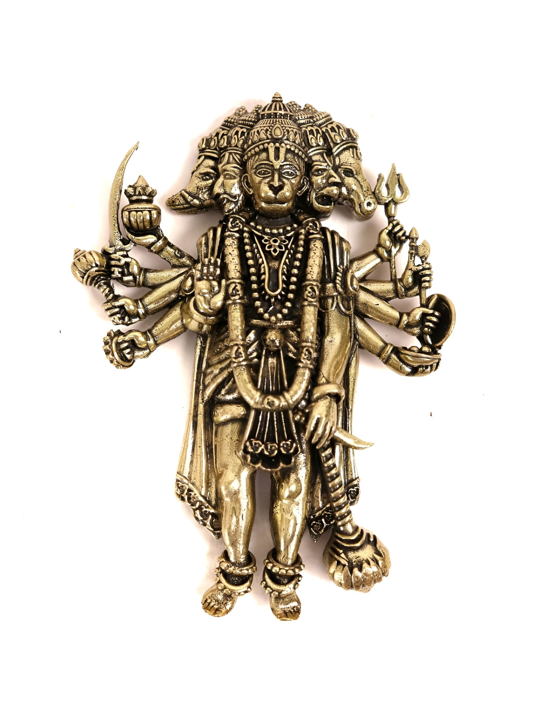 The Spiritual Living High-Quality Brass Glossy Hall Spiritual Wall Decor-3.9In