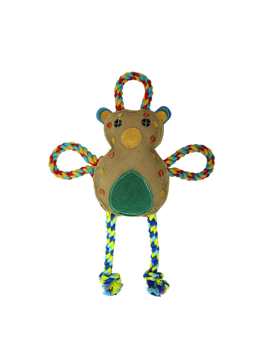 Pawpourri - Fine Living For Your Pets Bear Shaped Rope Chew Pet Toy