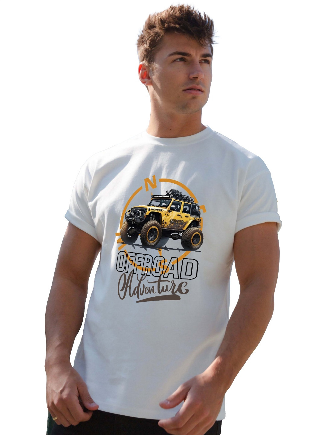 JUARI BE A GENTLEMAN Men Bio Finish Graphic Printed Round Neck Cotton T-shirt