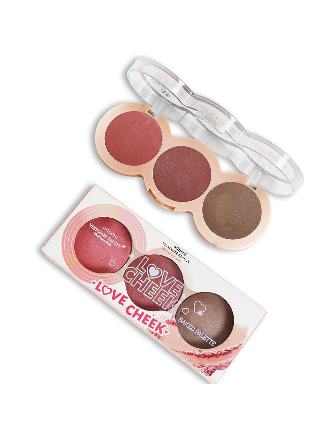 Adbeni Imported Love Cheek Baked Blusher - 16 g - Shade 02