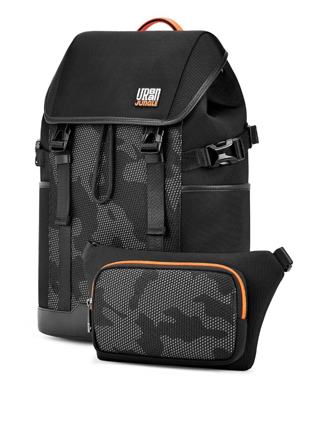 Urban Jungle By Safari Laptop Backpack with detachable Crossbody Sling bag- 18 Liters