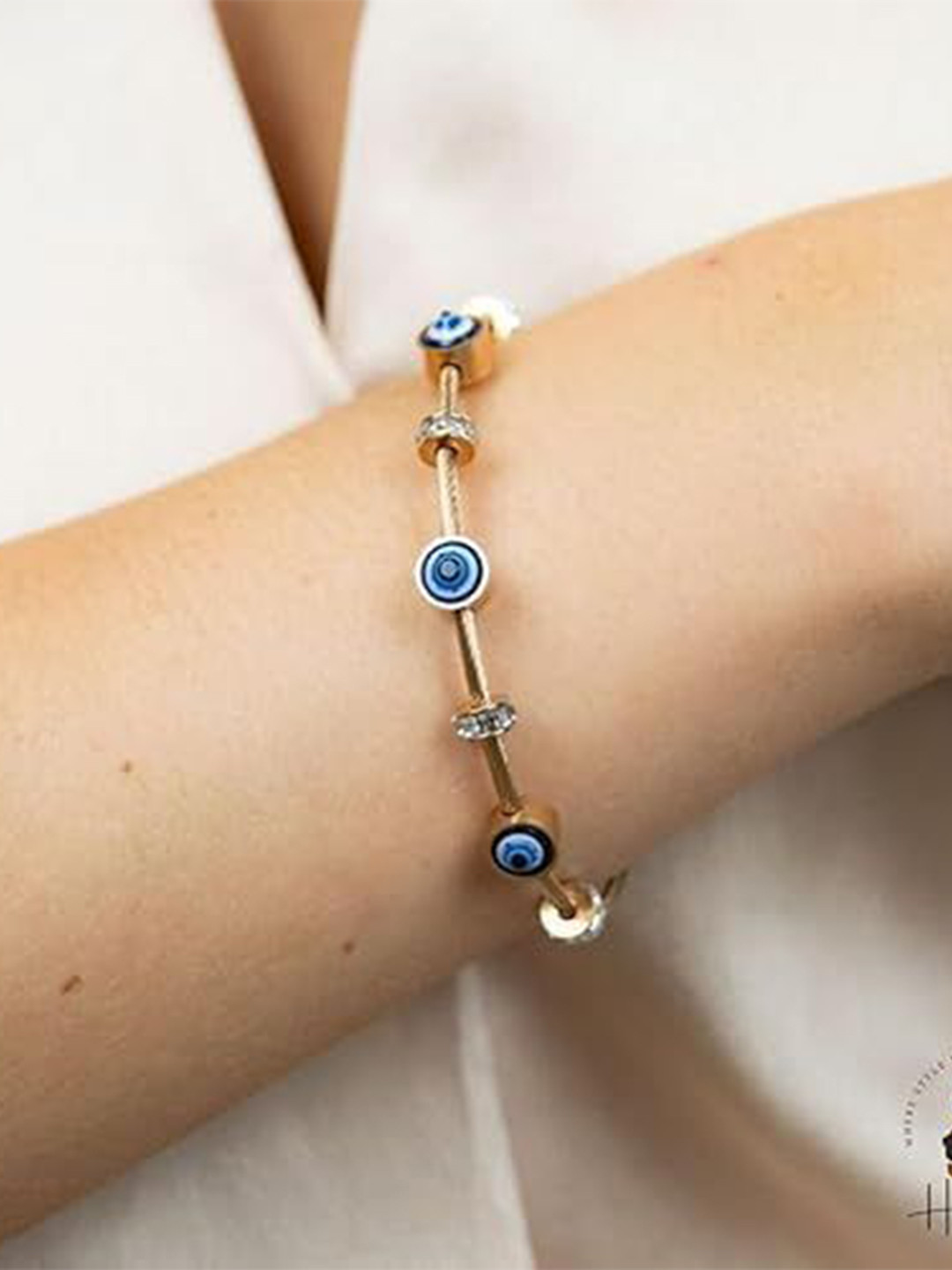 Hey Bae Gold-Plated Anti Tarnish Bangle-Style Bracelet