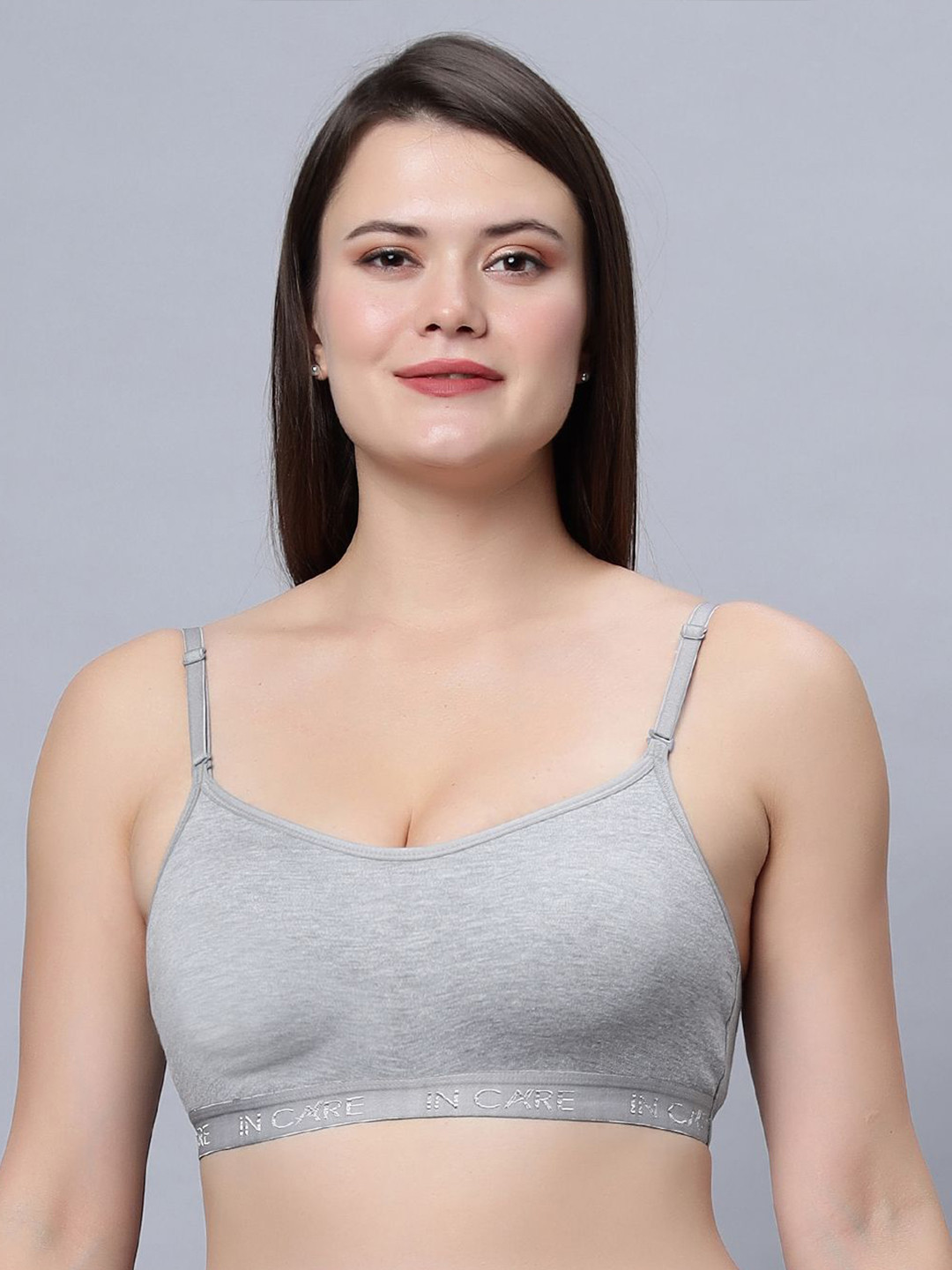 In Care Camisole Cotton Full Coverage Non padded Sports Bra