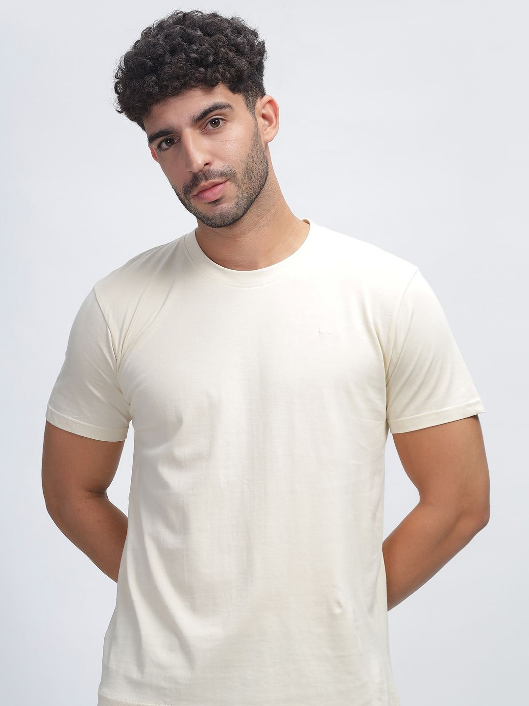 String Scape Men Supima Cotton Crew Neck T-Shirt