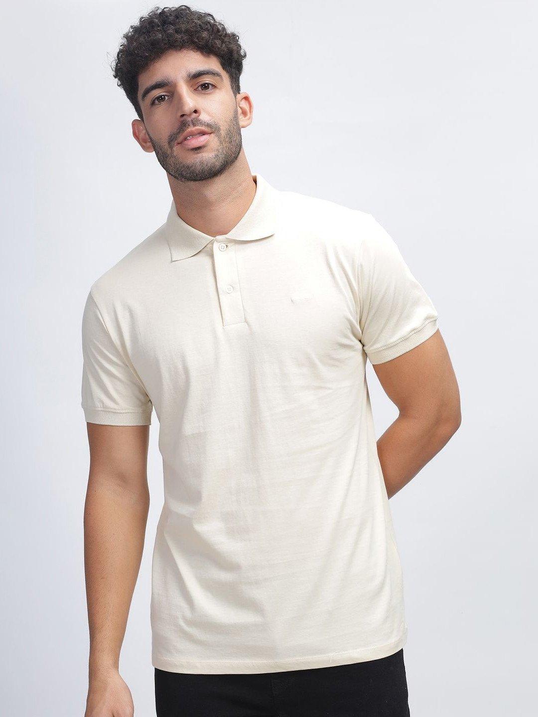 String Scape Men Supima Cotton Polo T-Shirt
