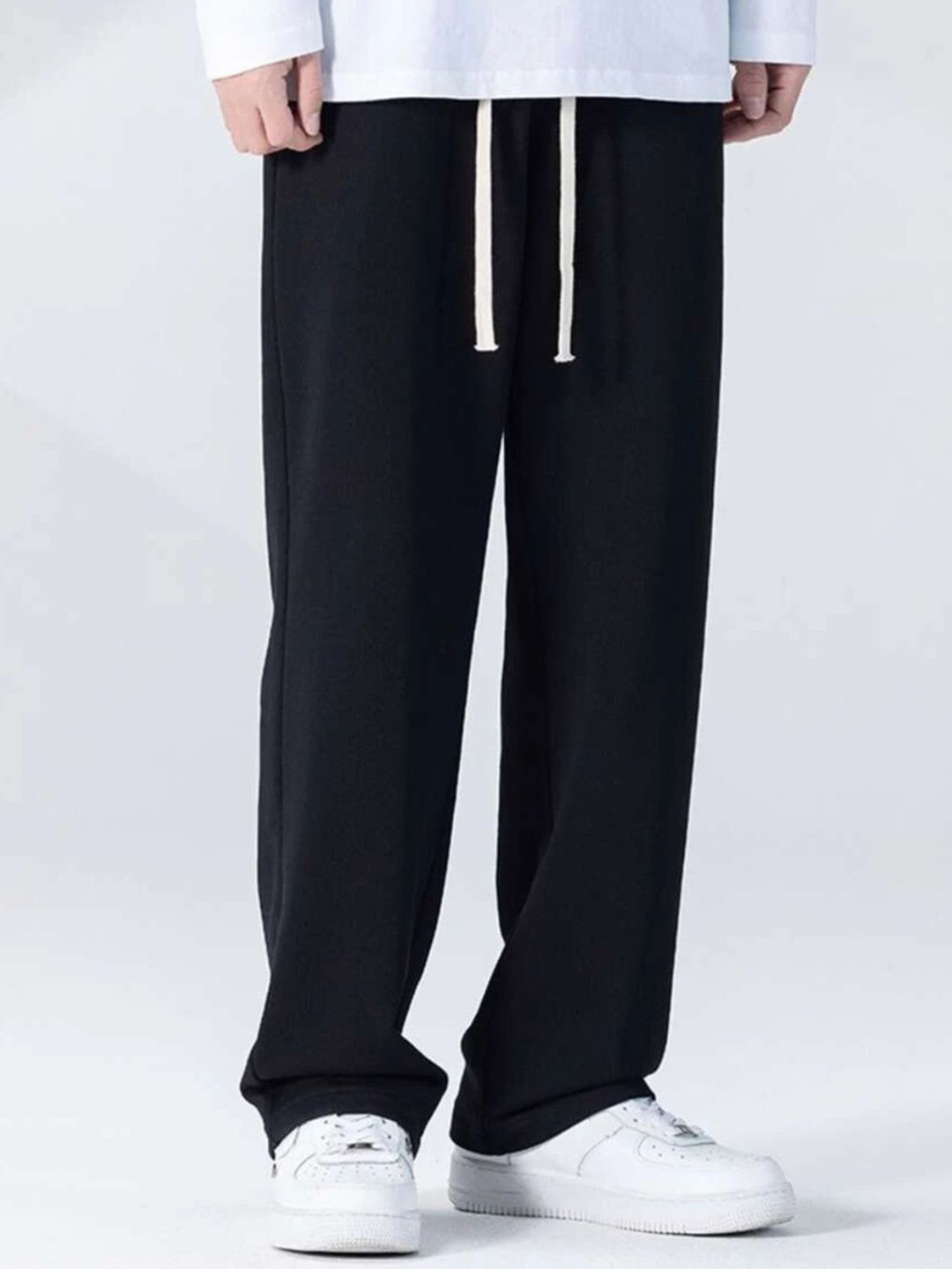 THE BEETEL HOUSE Men Relaxed Loose Fit Korean Pants