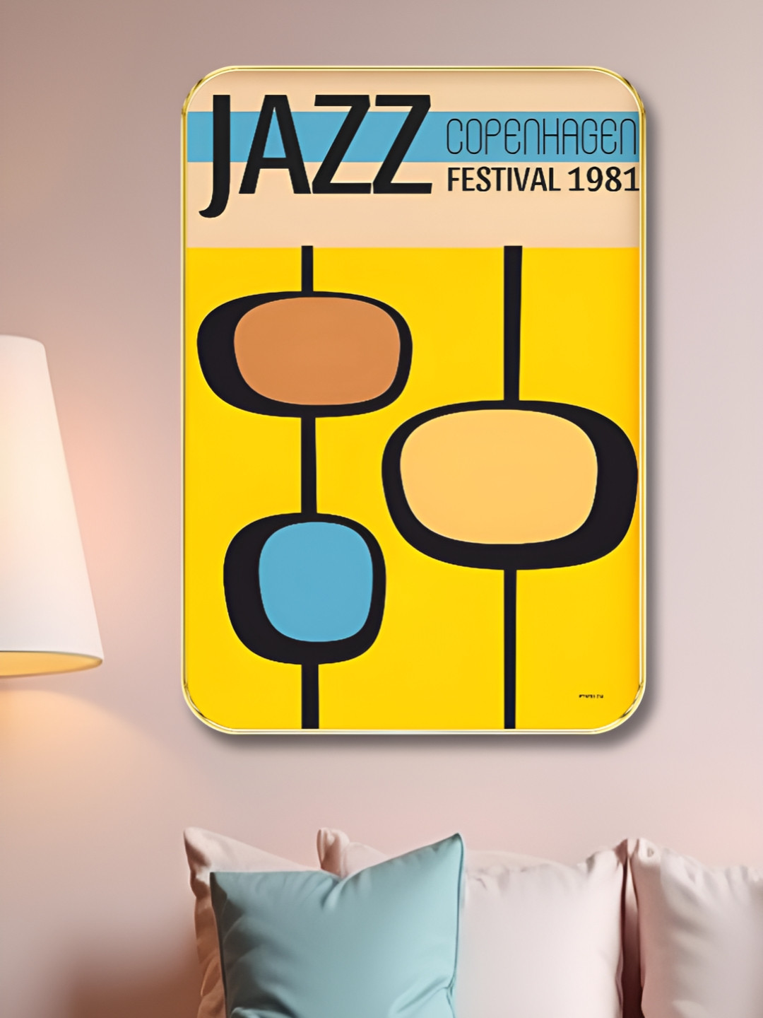 Myntra Elegant Homes Jazz Festival Wood Wall Rectangle Paintings Wall Art - 24 x 18 In
