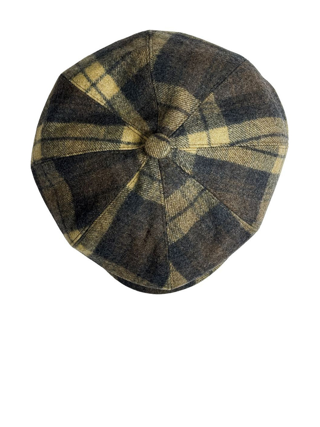 The Tie Hub Men Blue Checked Bakerboy Cap
