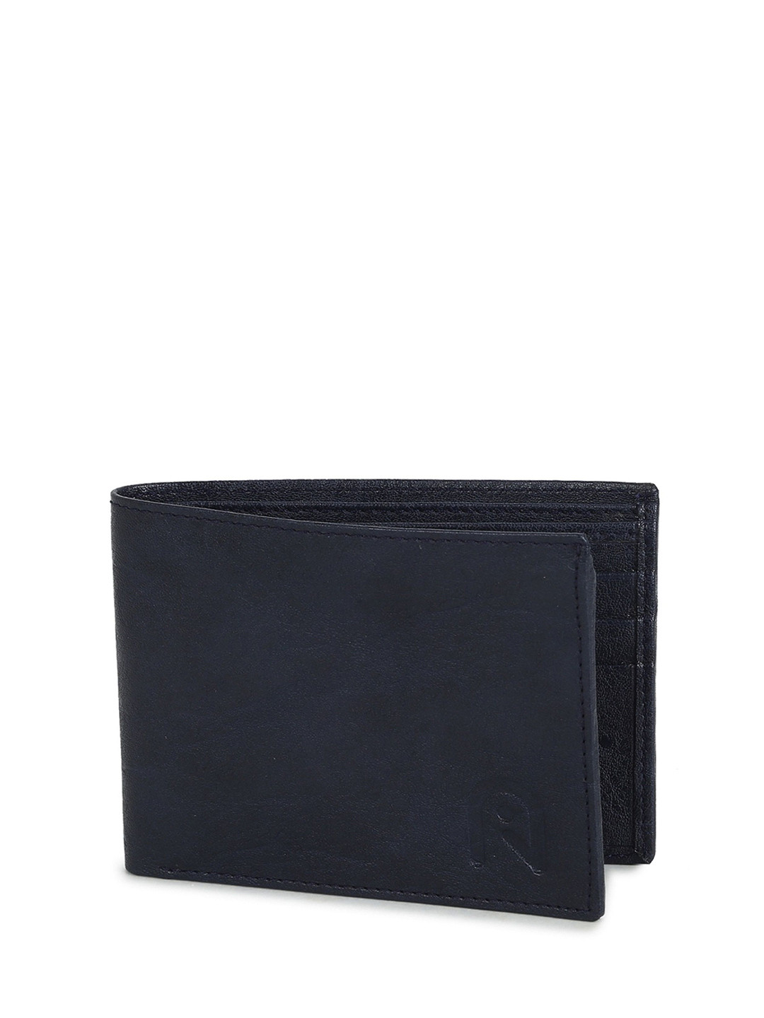 Indiamigo Men Solid Leather Two Fold Wallet