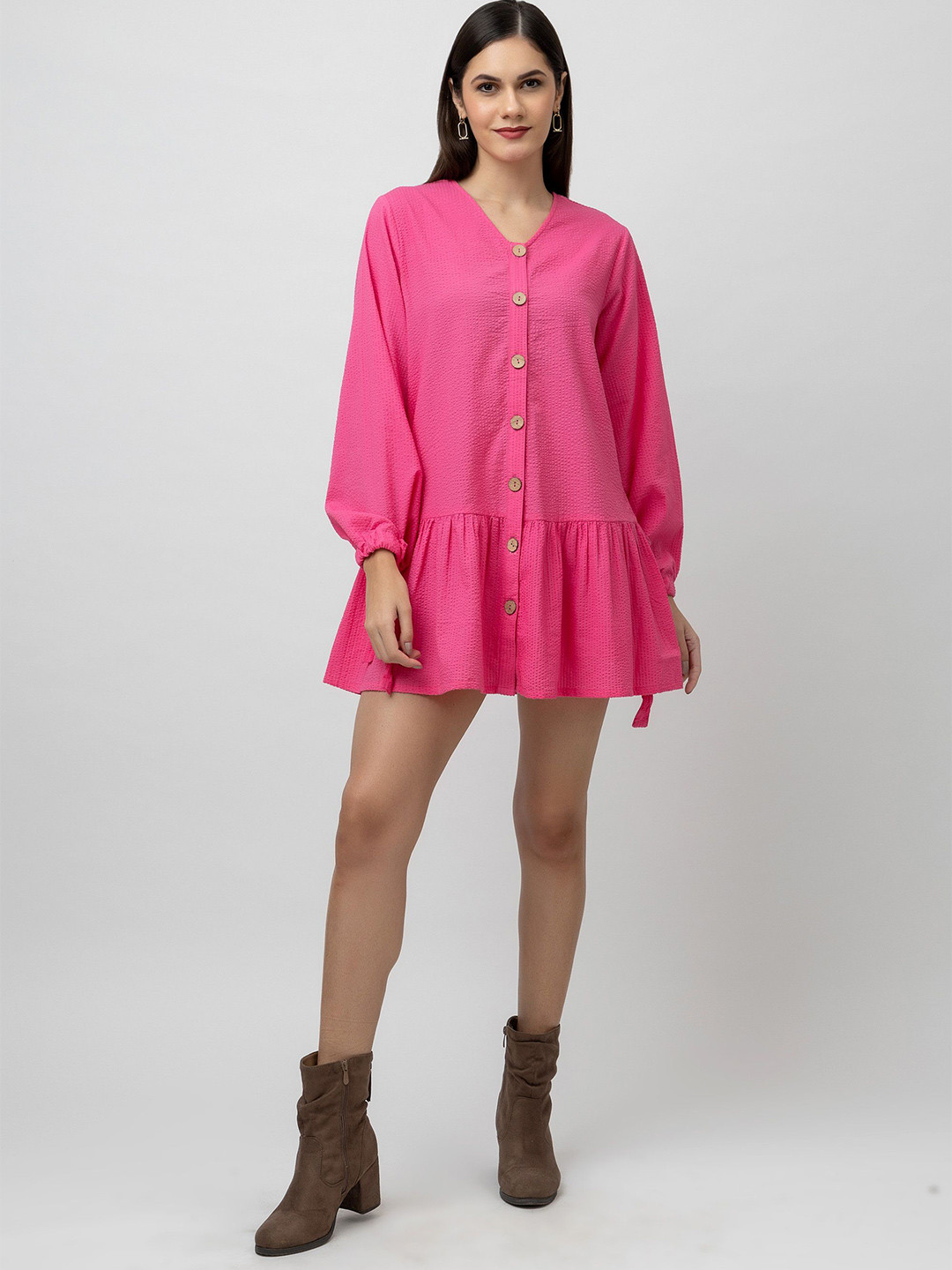 7OUNCE  Women A-Line Mini Dress