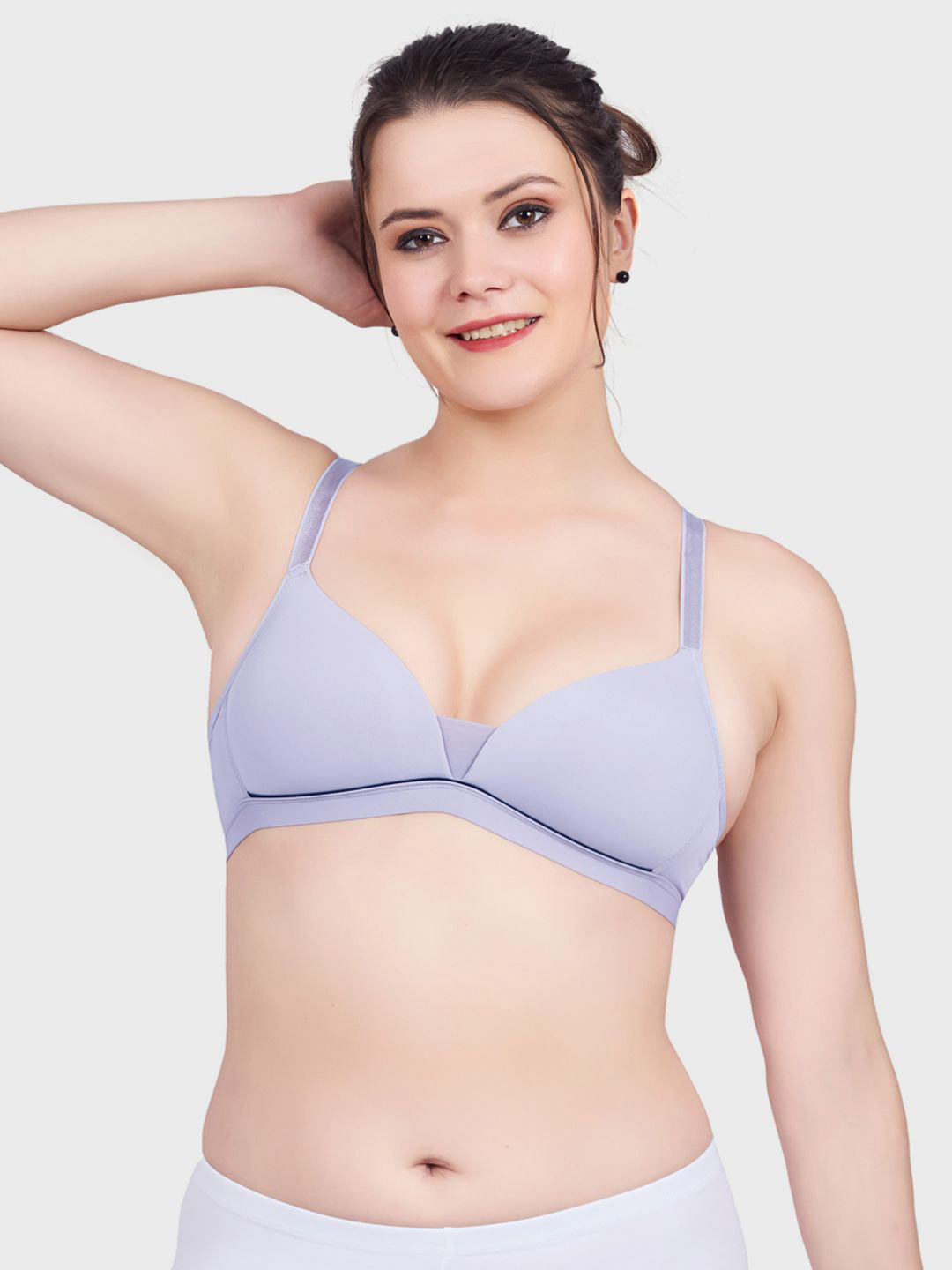 Luella Seamless Wire Free Lightly Padded Push Up Everyday Comfort & Support Bra