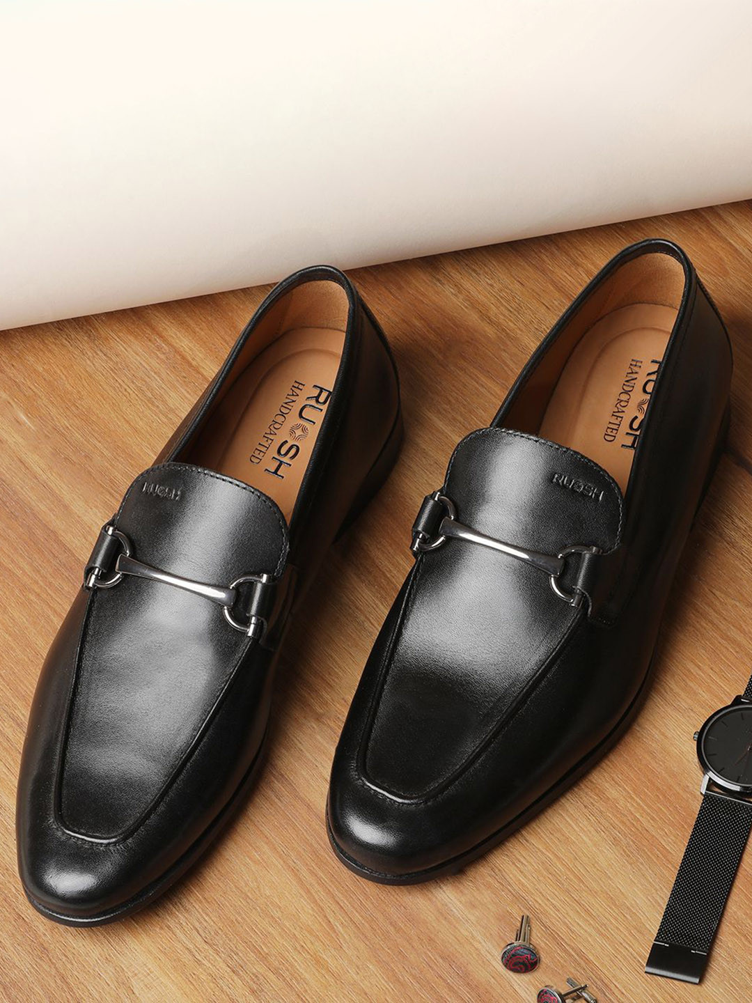 Ruosh The Falon Men Leather Formal Loafers