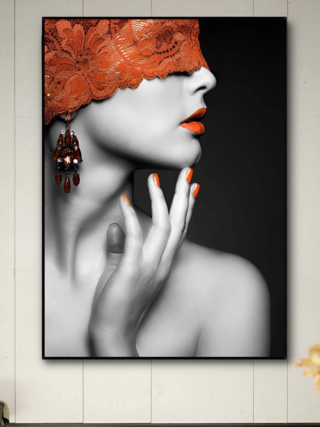 SMOKEY COCKTAIL Black & Brown Smokey Cocktail Live Passion Canvas Painting Wall Art