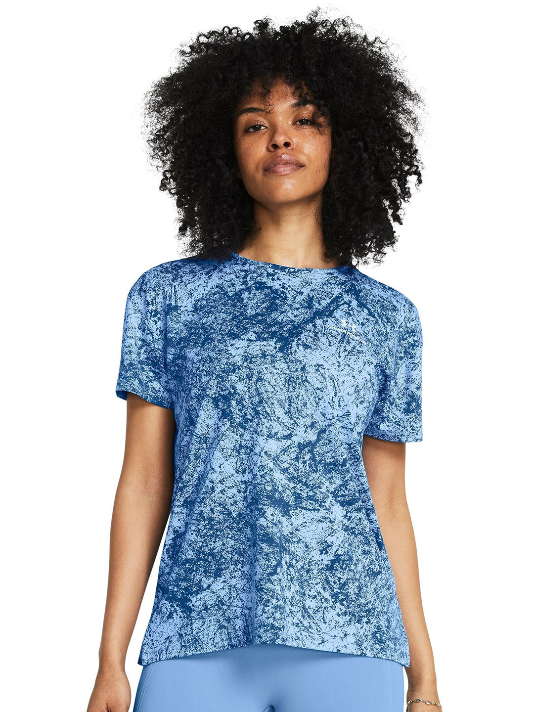 UNDER ARMOUR Women Abstract Printed Round Neck T-shirt