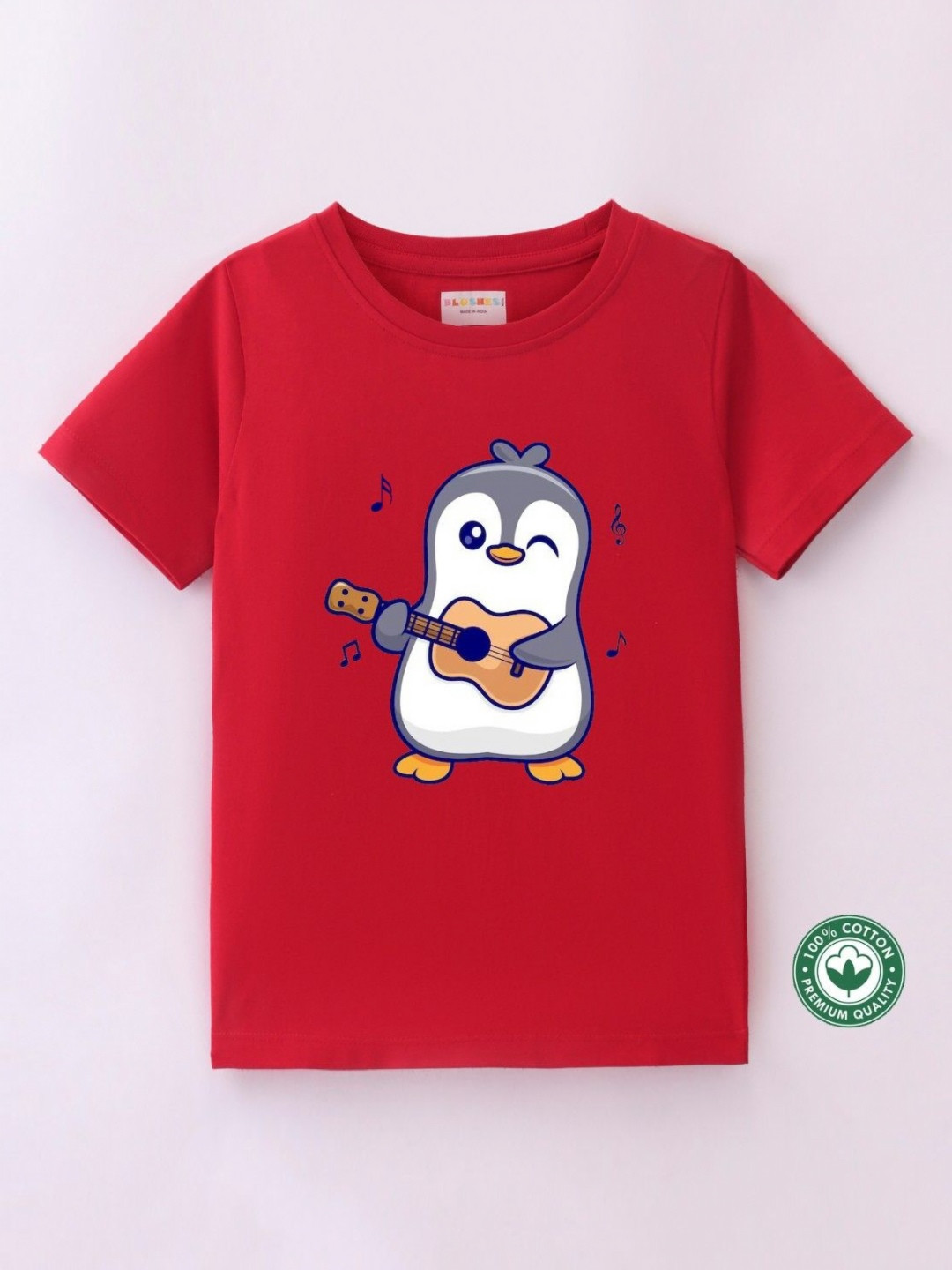 BLUSHES Kids Graphic Printed Round Neck Cotton T-shirt