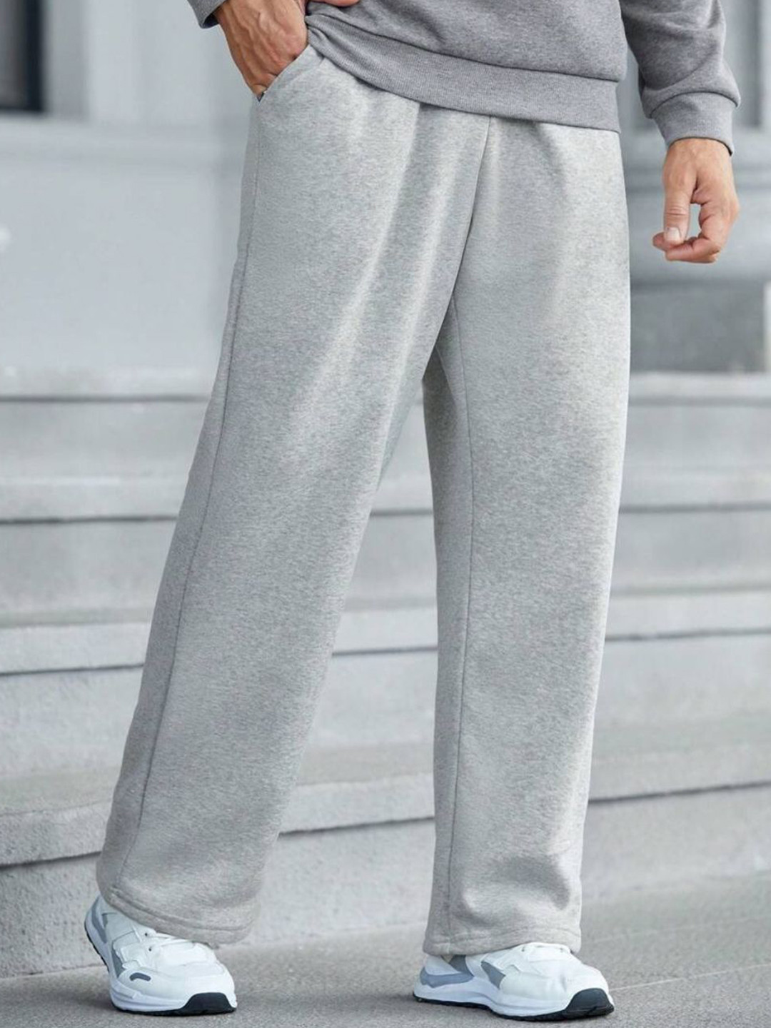 THE BEETEL HOUSE Men Relaxed Loose Fit Korean Pants