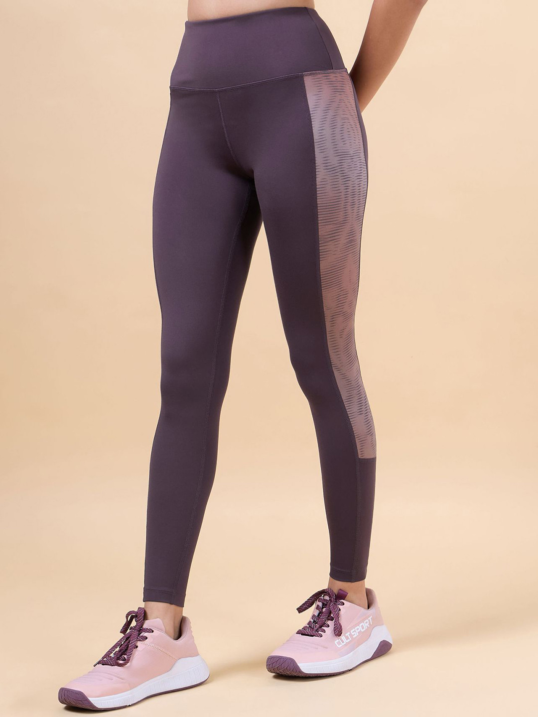 CULT Women's Plum Energy Map Printed Comflex Tights