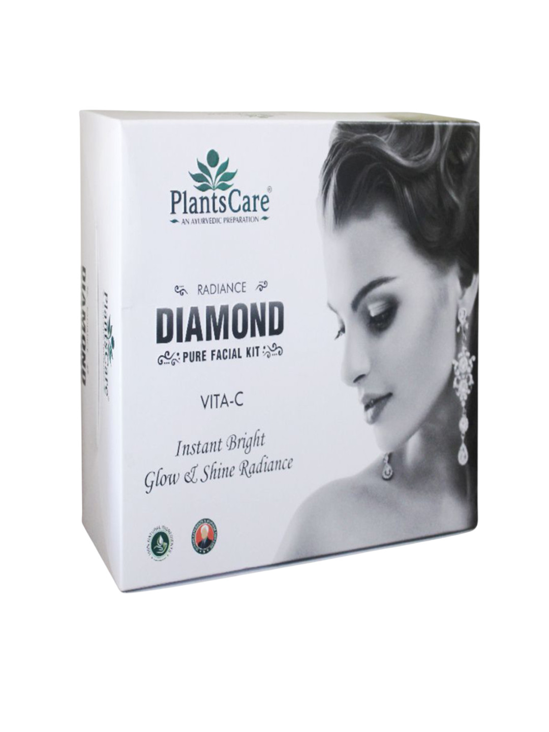 Plants Care Radiance Diamond Pure Facial Kit - 160 g - 100 ml