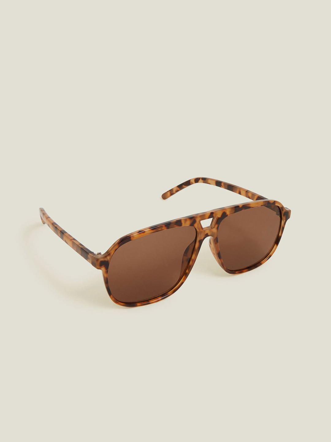 Accessorize Women Retro Aviator Sunglasses with UV Protected Lens MA-10004448261-TORT