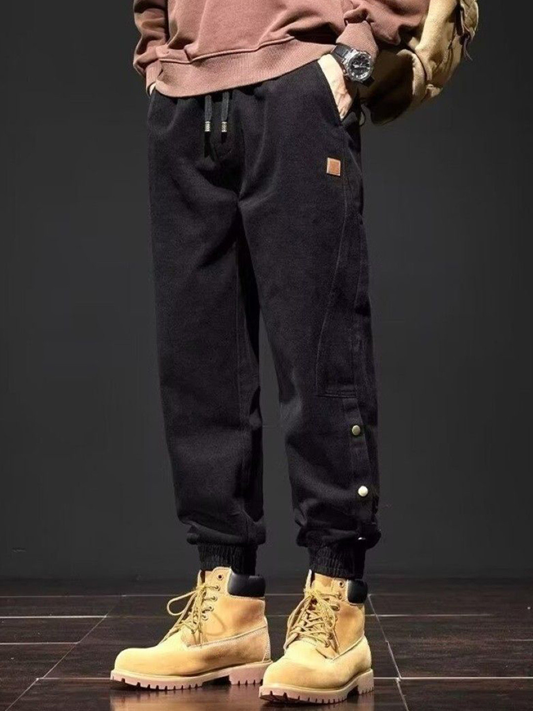 The Roadster Lifestyle Co Men Easy Wash Slim Fit Joggers