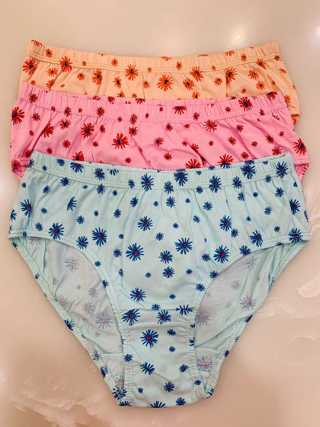 BODYMIST Women Pack of 3 Assorted Briefs High Coverage Printed Panties