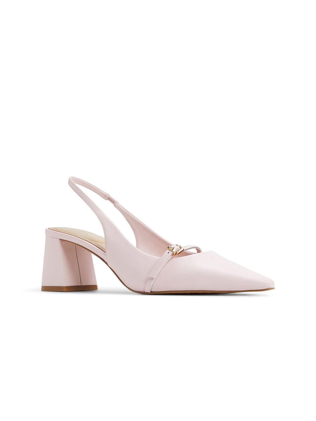 ALDO Women Leather Block Heel Pumps