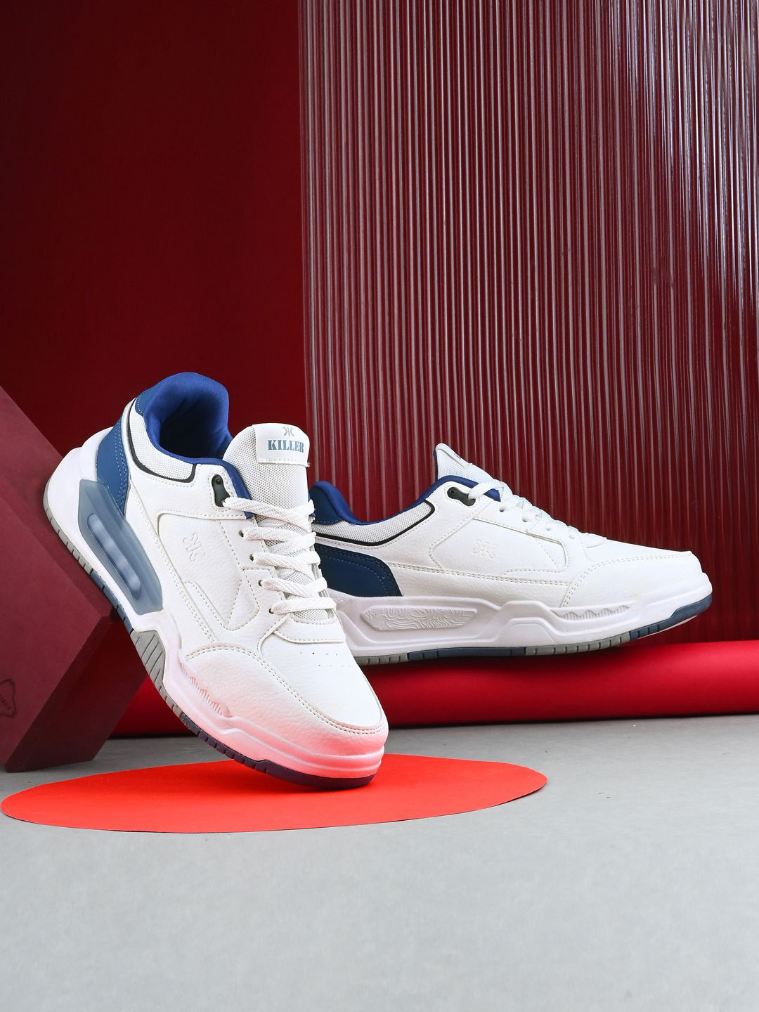 Killer Men Round Toe Lace-Ups Sneakers