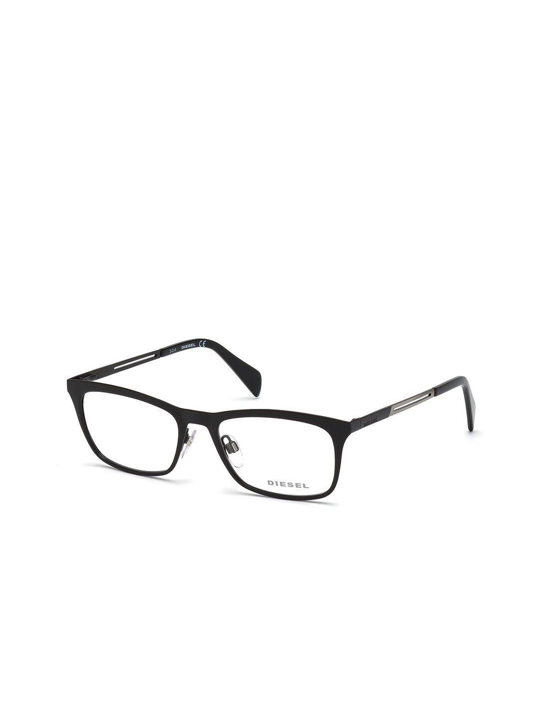 DIESEL Black Full Rim Square Shaped Acetate Optical Frame