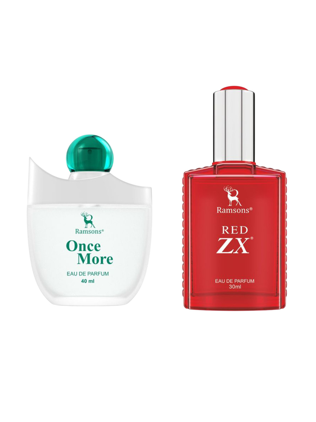 Ramsons Men Set of 2 Red ZX Eau De Parfum - 30 ml & Once More Eau De Parfum - 40 ml