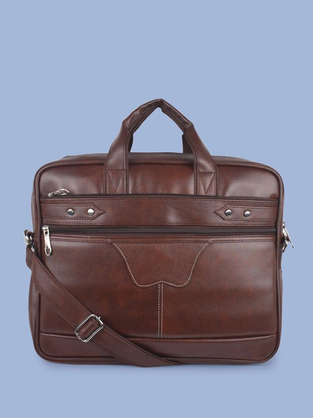 ICHIEF Men Textured Messenger Bag