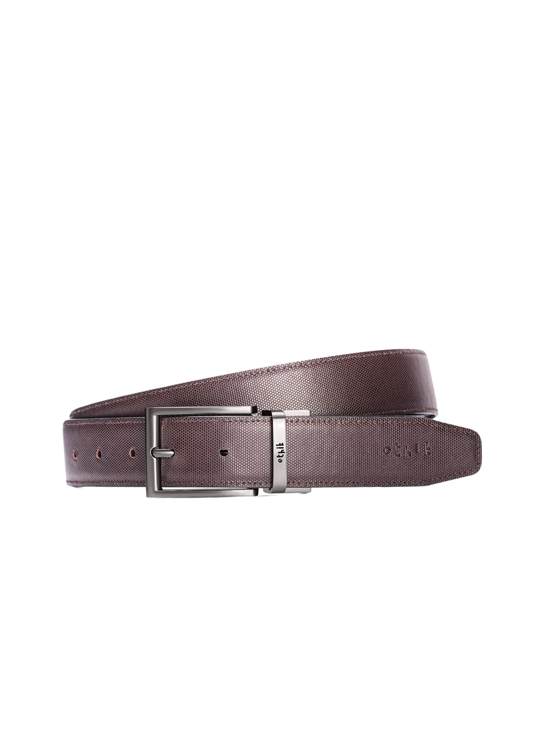 Ethik Elite Brown Vegan Reversible Belt