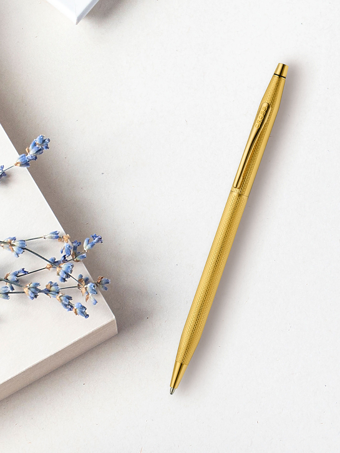 Cross Classic Century Polished Pattern Yellow Ballpoint Pen