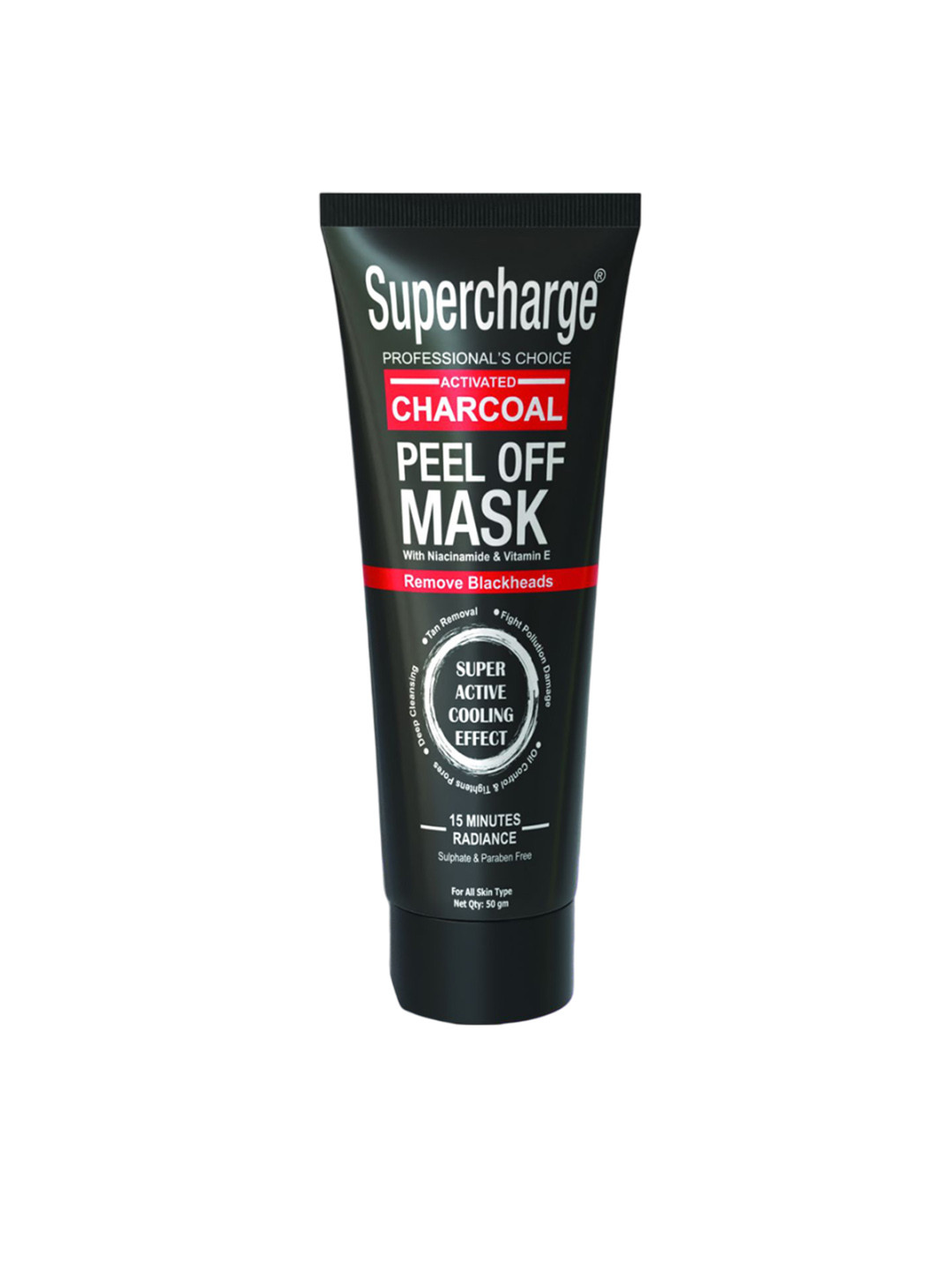 Supercharge labs Professional Activated Charcoal Peel Off Mask- 50 g