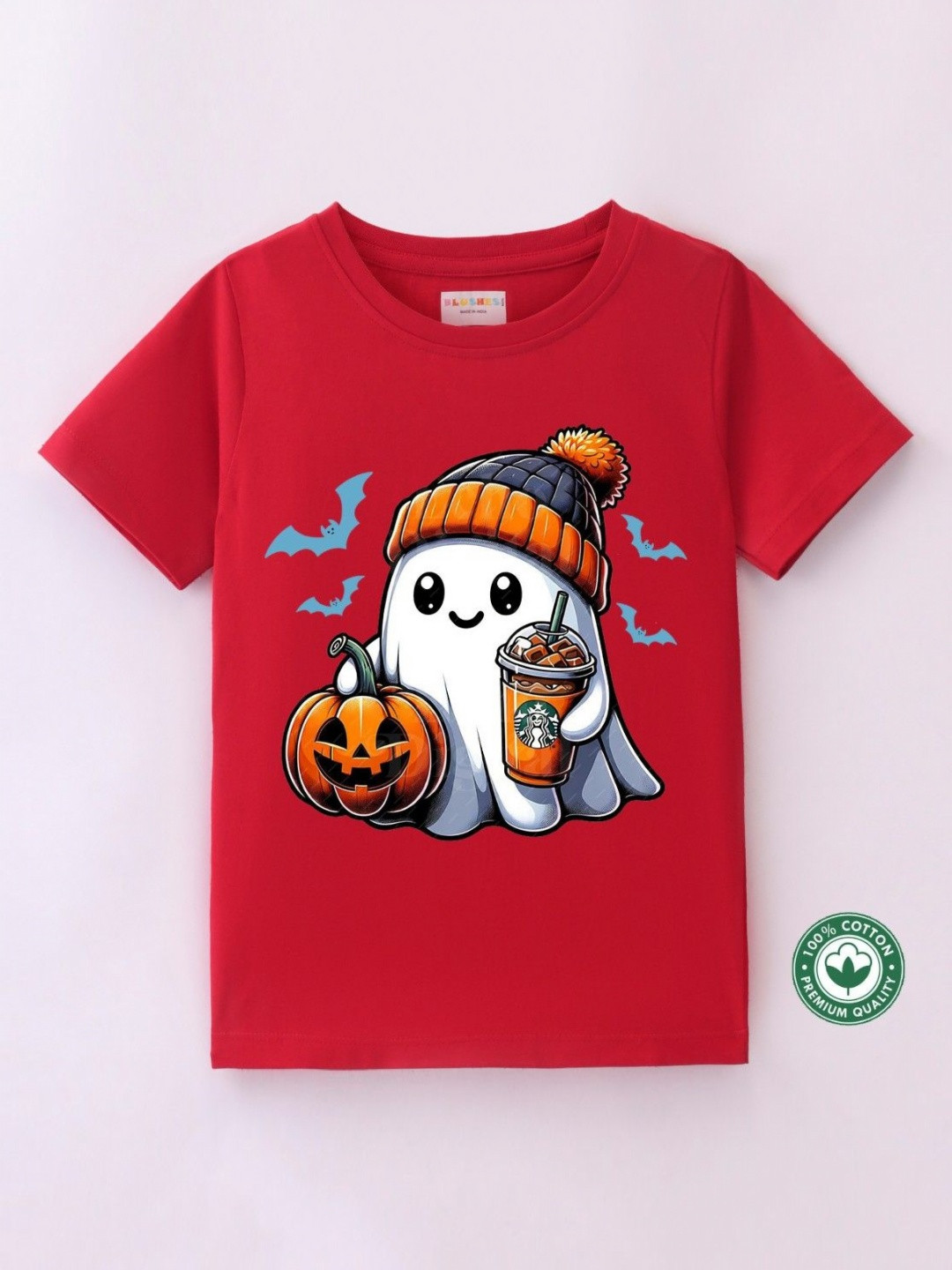 BLUSHES Kids Graphic Printed Round Neck Cotton T-shirt