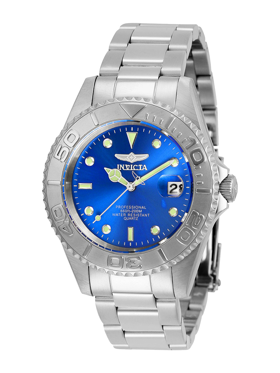 Invicta Pro Diver Men Dial & Stainless Steel Bracelet Style Straps Analogue Watch 29938