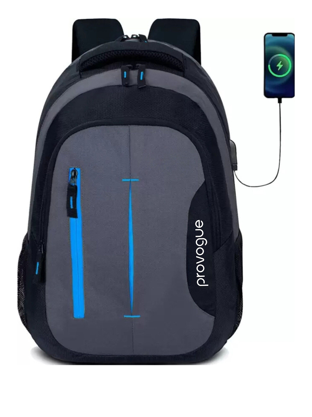 Provogue Unisex Large Padded Backpack