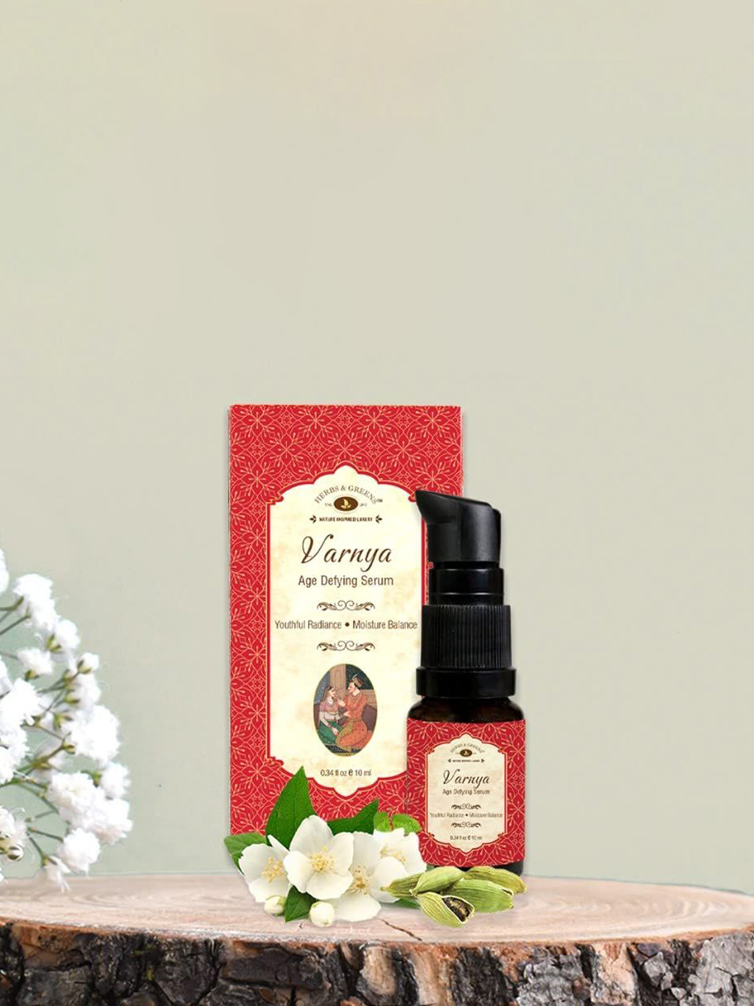 HERBS & GREENS Kumkumadi Varnya Advanced Skin Brightening Anti Aging Face Serum - 10 ml