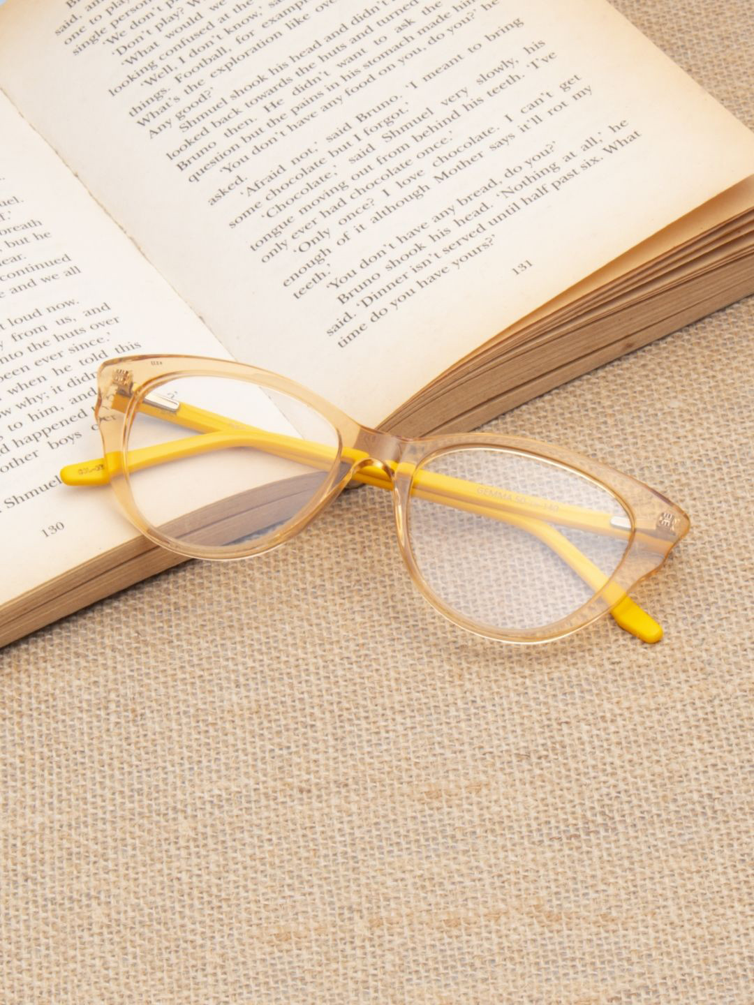 Ted Smith Women Brown Premium Acetate Full Rim Cat Eye Frames