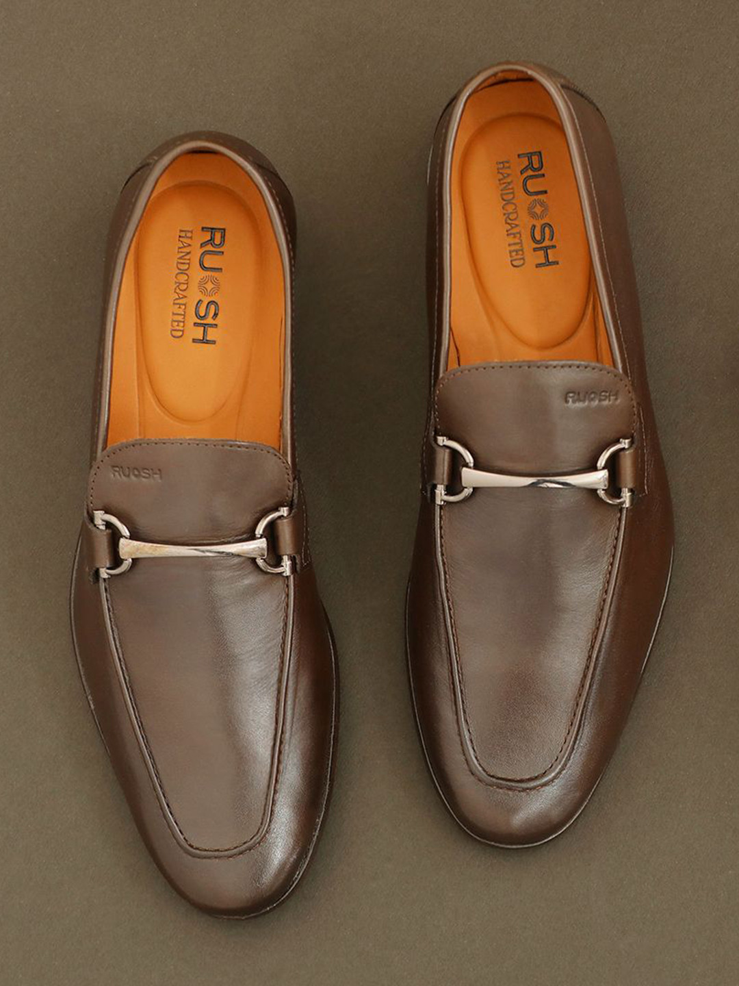 Ruosh The Falon Men Leather Formal Loafers