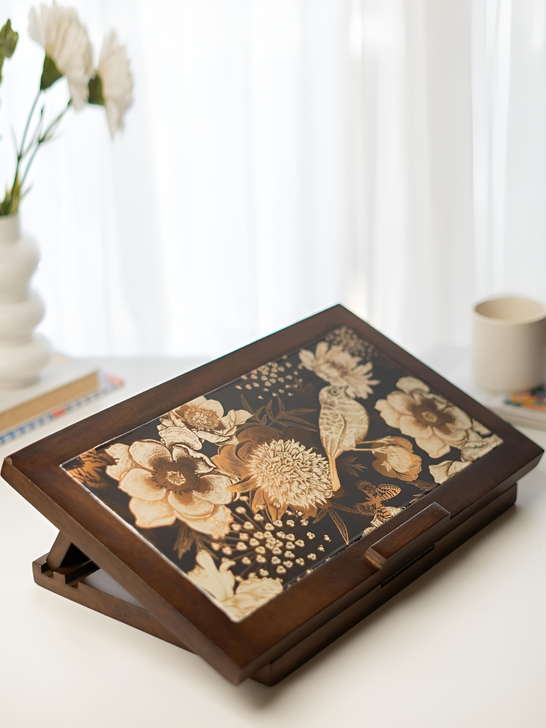 Ritualistic Oriental Adjustable Compact & Ergonomic Laptop Stand