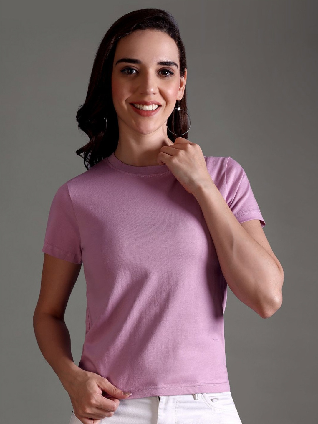 String Scape Women Pure Supima Cotton Crop T-Shirt