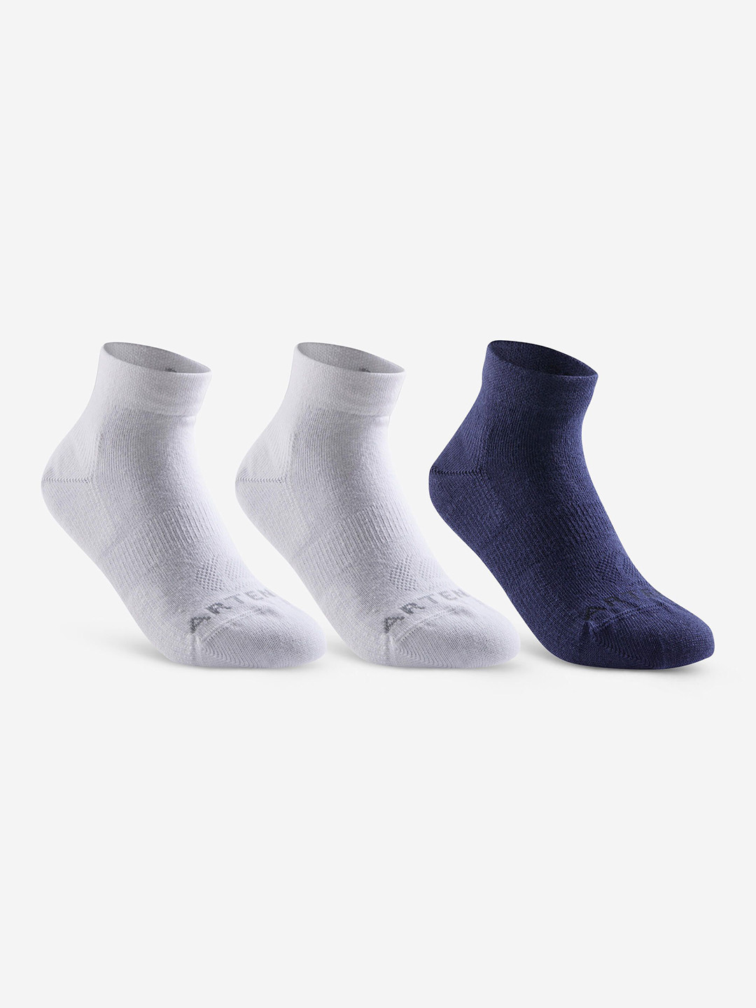 Decathlon ARTENGO - Infant Boys Pack Of 3 Above Ankle Length Socks