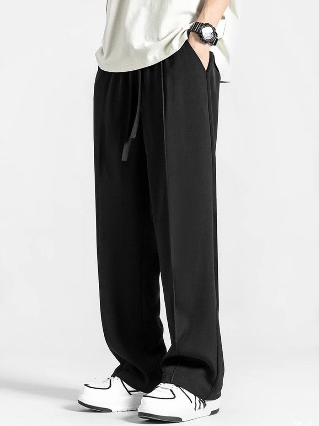 HERE&NOW Men Loose Fit Trousers
