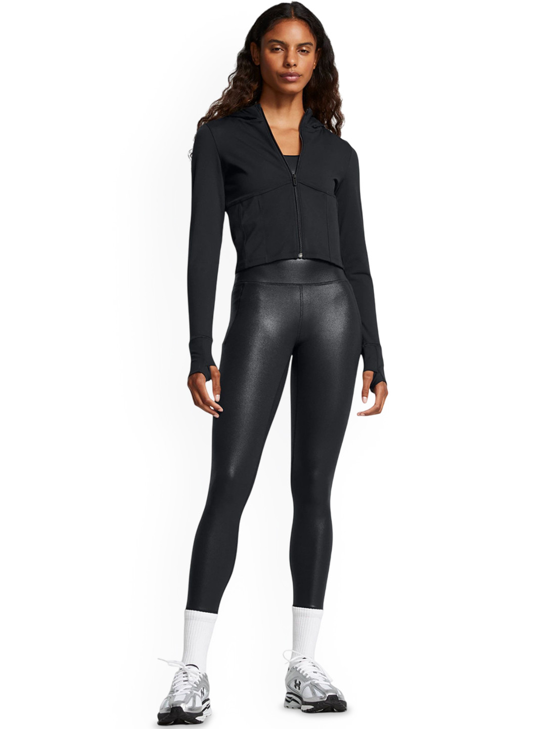 UNDER ARMOUR Women Meridian Solid Hooded Sports Jacket