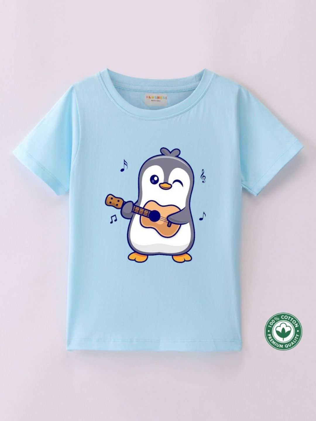 BLUSHES Kids Graphic Printed Round Neck Cotton T-shirt
