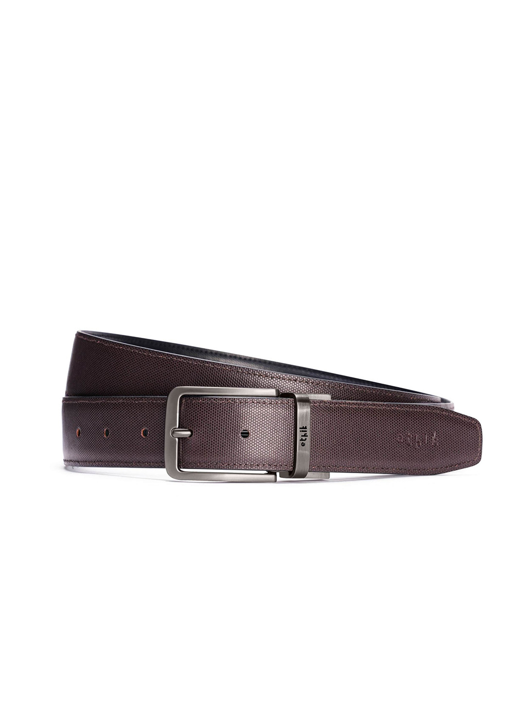Ethik Legacy Brown Vegan Reversible Belt