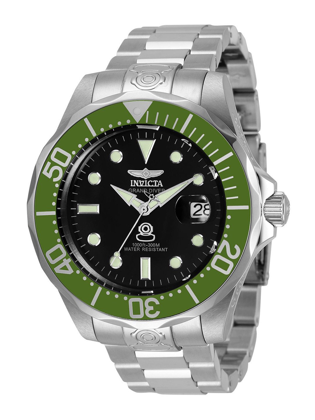 Invicta Men Dial & Stainless Steel Bracelet Style Straps Analogue Automatic Watch 3047