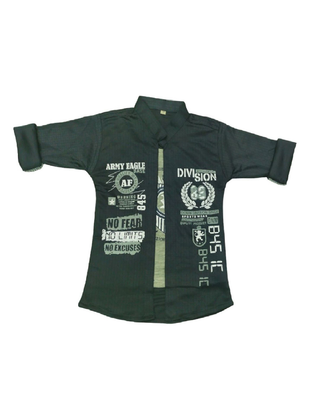 BAESD Boys Open Front Jacket with Embroidered