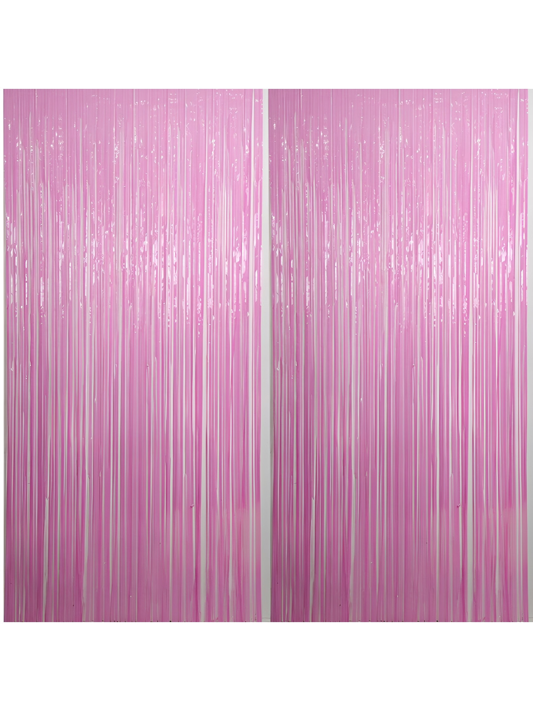 Special You Pink 2 Pieces Fringe Curtain Festive Decor