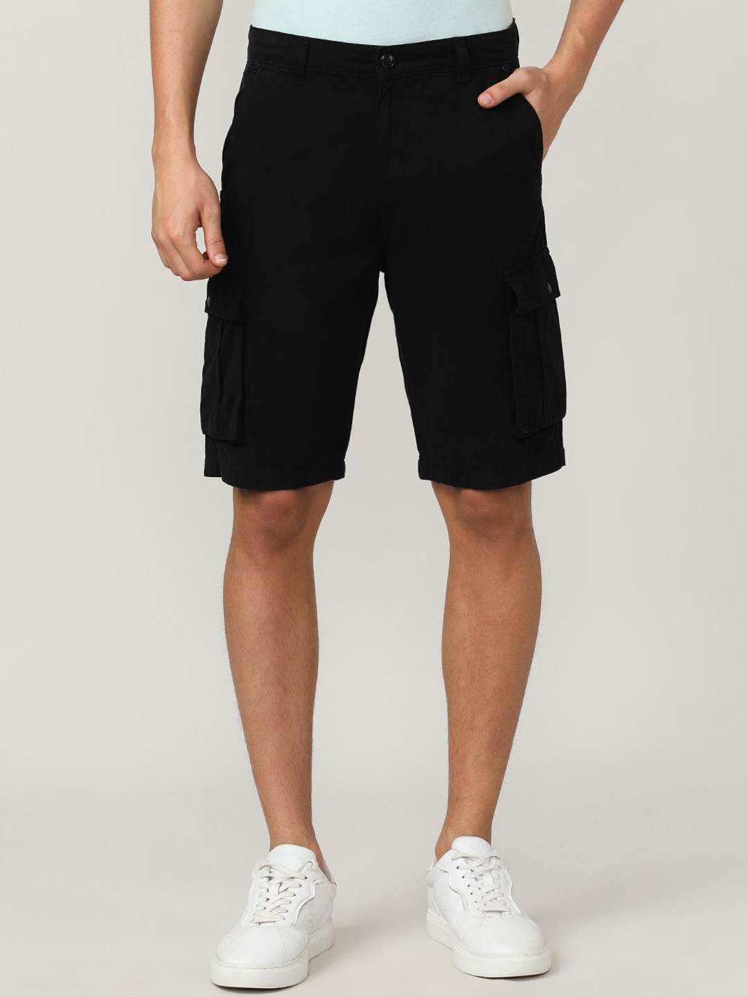 Urban Dog Men Regular Fit Cargo Shorts